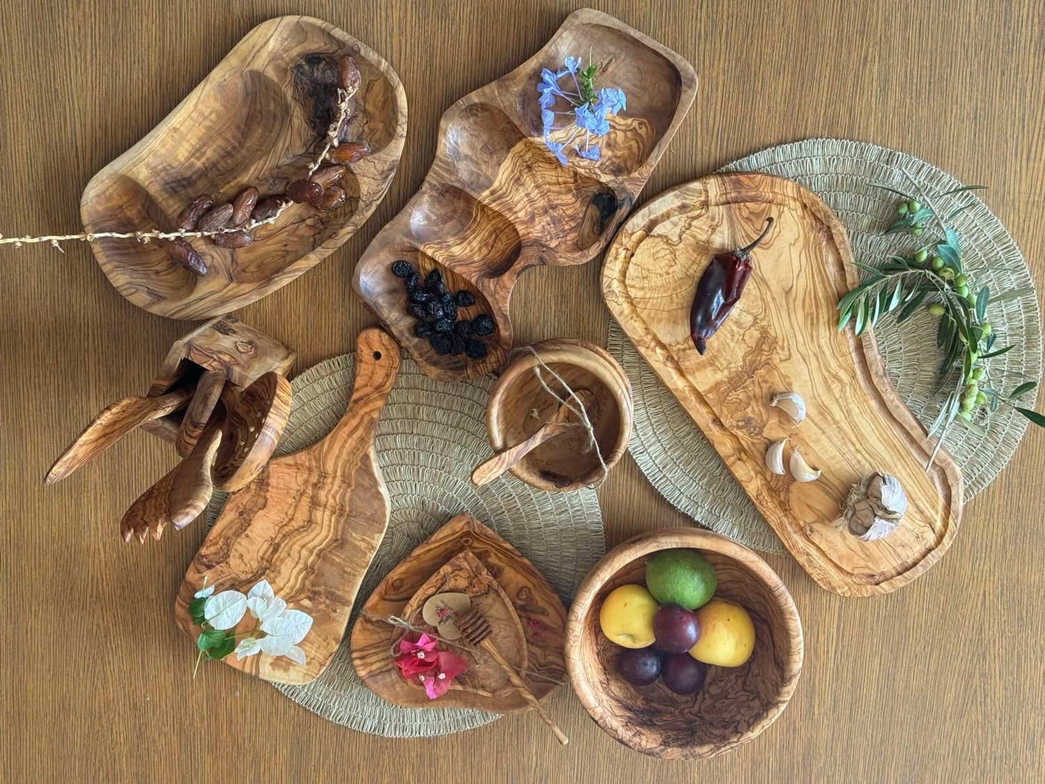 Olive wood products