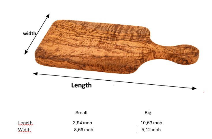 Pack of 2 olivewood serving boards