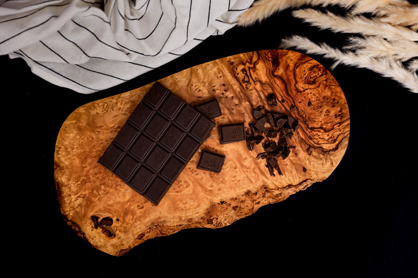 Natural rustic olive wood board