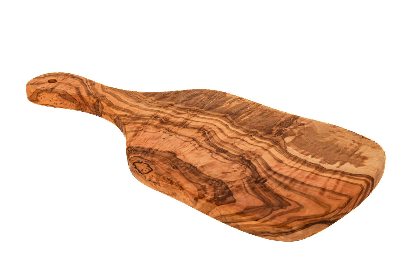 Olive Wood Cutting Board with Handle