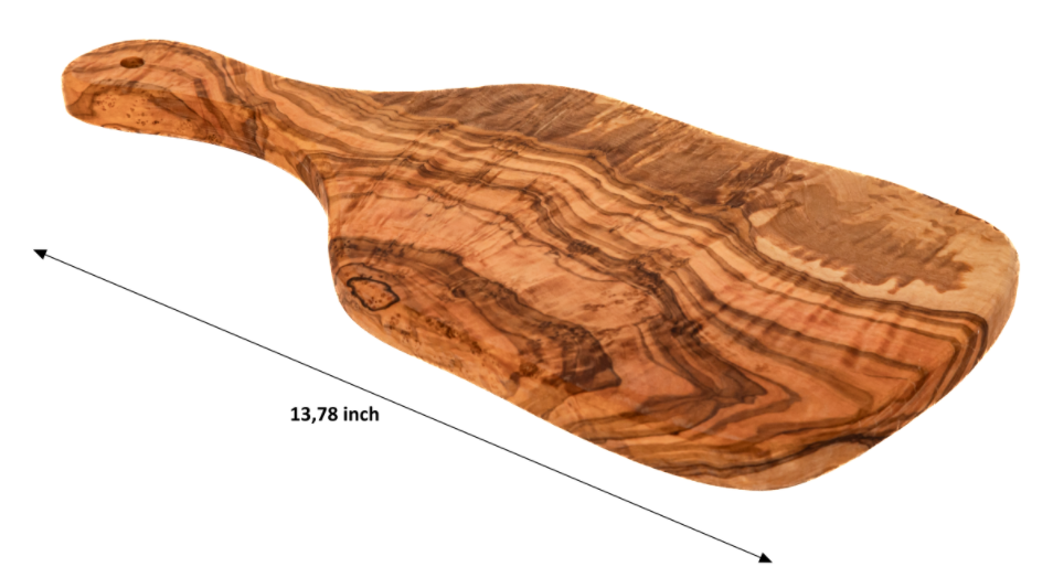 Olive Wood Cutting Board with Handle