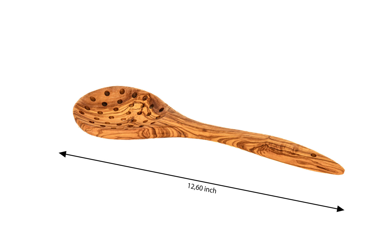 Olive Wood Utensil Holder with Spoons